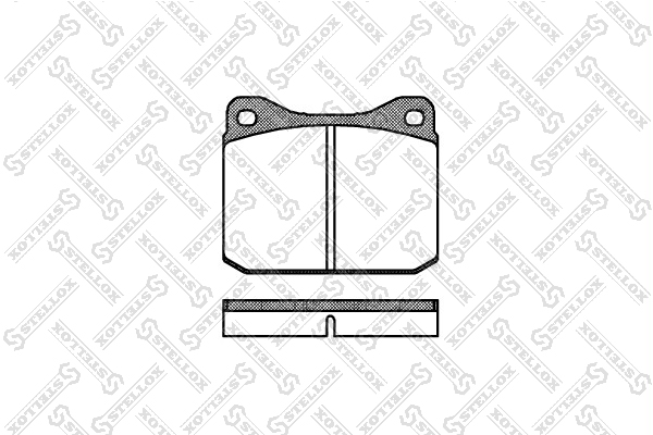 Sada brzdových platničiek kotúčovej brzdy STELLOX